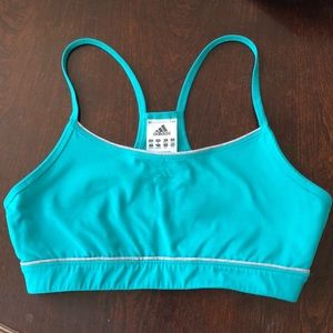 Adidas blue sports bra - Medium